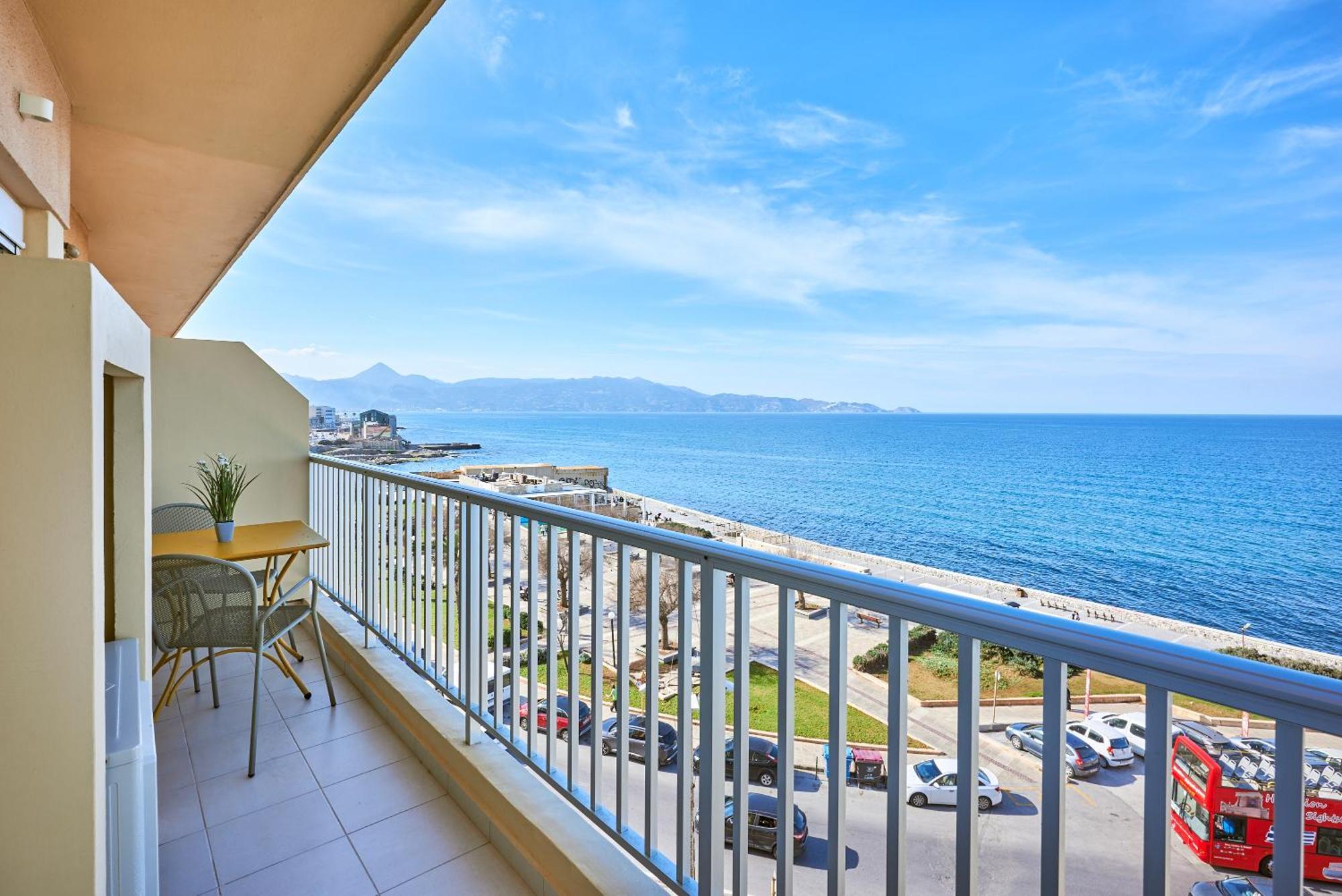 Crete - Heraklion Sea View Apartment 1 エクステリア 写真